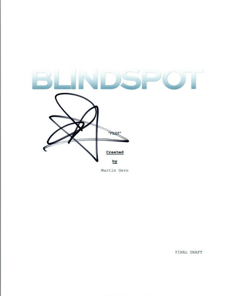 Jaimie Alexander Signed Autographed BLINDSPOT Pilot Episode Script COA