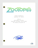 Tommy Chong Signed Autographed ZOOTOPIA Movie Script ACOA COA