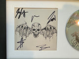 Avenged Sevenfold Signed Autograph Life Is But A Dream CD Framed Full Band COA