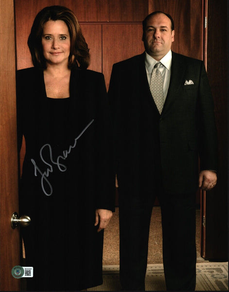 Lorraine Bracco Signed Autographed 11x14 Photo The Sopranos Dr Melfi Beckett COA