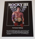 ROCKY III Cast Signed Autograph 11x17 Poster Sylvester Stallone Shire Young COA