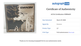 Eminem Signed Autograph The Marshall Mathers LP Vinyl Record Album ACOA COA