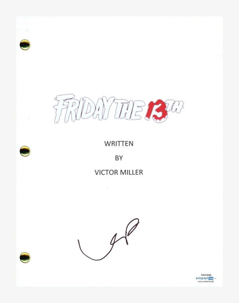 Ron Livingston Signed Autographed Friday The 13th Movie Script ACOA COA