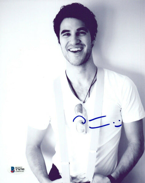 Darren Criss Signed Autograph 8x10 Photo Hollywood Glee Actor Beckett BAS COA