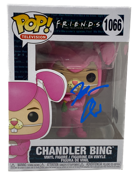 Matthew Perry Signed Funko Pop Friends Chandler Bing #1066 Autograph Beckett COA