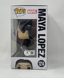 Alaqua Cox Signed Autographed Maya Lopez Funko Pop Hawkeye #1213 Beckett COA