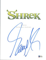 Eddie Murphy Signed Autographed SHREK Movie Script Beckett BAS COA