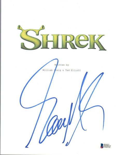 Eddie Murphy Signed Autographed SHREK Movie Script Beckett BAS COA