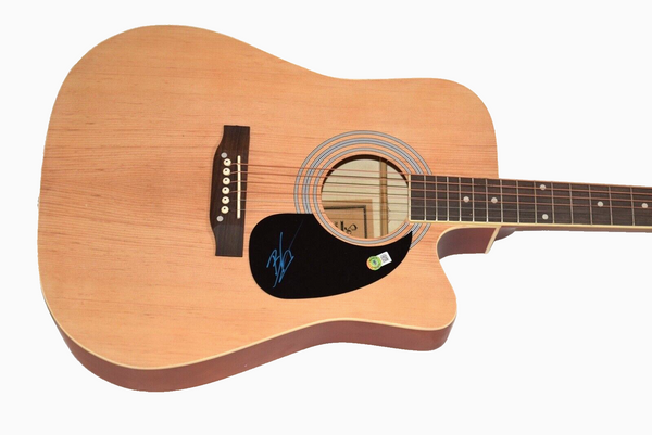 Blake Shelton Signed Full Size Acoustic Guitar Country Singer Autograph BAS COA