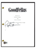 Paul Sorvino Signed Autographed Goodfellas Movie Script Screenplay Beckett COA