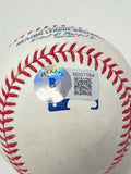 Michael Keaton Signed Autographed MLB Baseball Batman Beetlejuice Beckett COA