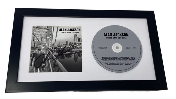 Alan Jackson Signed Autograph Where Have You Gone Framed CD Display Beckett COA