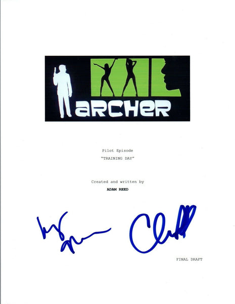 Judy Greer & Chris Parnell Signed Autographed ARCHER Training Day Script COA VD