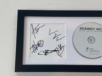 Against Me! Signed Shape Shift With Me Framed CD Display Laura Jane Grace COA