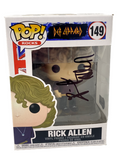 Rick Allen Def Leppard Signed Autograph Funko Pop 149 Figure Drummer Beckett COA