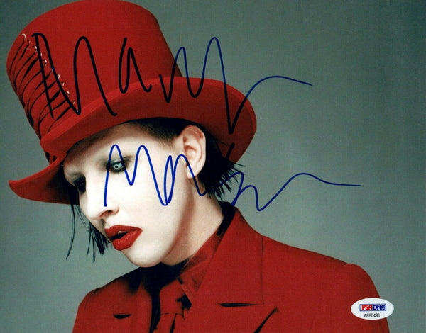 Marilyn Manson Signed Autographed 8x10 Photo PSA/DNA COA
