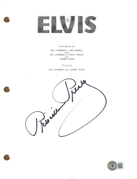 Priscilla Presley Signed Autograph Elvis Movie Script Full Screenplay BAS COA