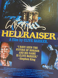 Clive Barker Signed Autographed Hellraiser 11x17 Movie Poster Photo Beckett COA