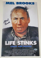 Mel Brooks Signed Autographed LIFE STINKS 11x17 Movie Poster Photo Beckett COA