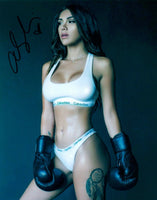 Alyshia Barragan Signed Autographed 8x10 Photo Hot Sexy Model COA