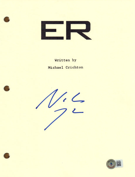 Noah Wyle Signed Autograph ER Pilot Episode TV Script Screenplay Beckett COA