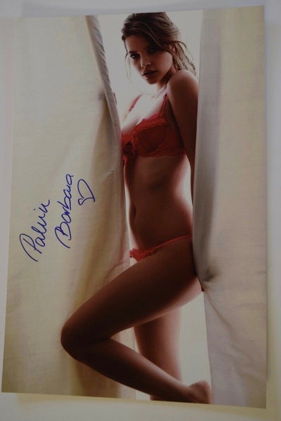 Barbara Palvin Signed Autographed 12x18 Photo Victoria's Secret Model COA VD