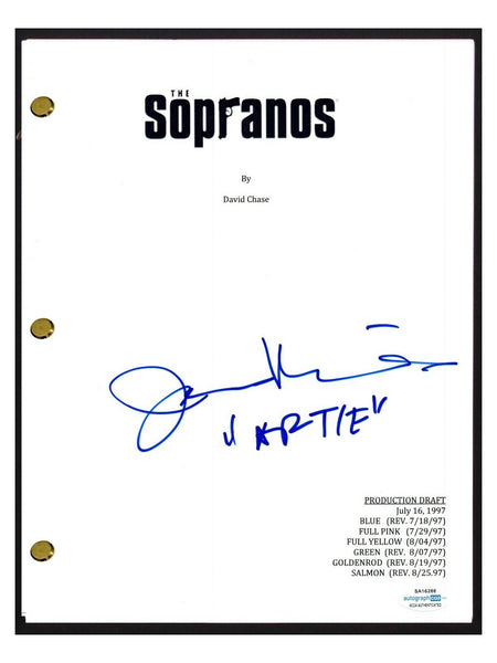 John Ventimiglia Signed Autograph THE SOPRANOS Pilot Script Artie ACOA COA