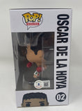Oscar De La Hoya Signed Autographed Funko Pop #02 Boxing Golden Boy Beckett COA