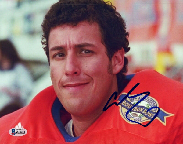 Adam Sandler Signed Autograph 8x10 Photo The Waterboy Bobby Boucher Beckett COA