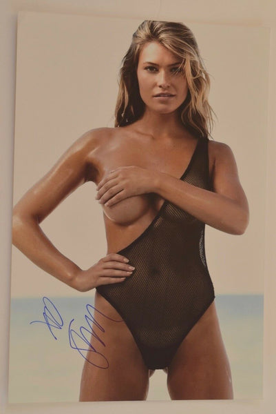 Samantha Hoopes Signed Autographed 10x15 Photo Sexy Hot SI Swimsuit Model COA VD