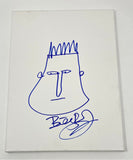 Billy Bob Thornton Signed Sketch Drawing 12x16 Canvas Sling Blade Beckett COA