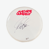 Rook JP Cappelletty Signed 13" Drumhead Machine Gun Kelly MGK Beckett COA