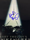 Kenneth Branagh Signed Mary Shelleys Frankenstein 11x17 Movie Poster Beckett COA