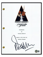 Malcolm McDowell Signed Autographed A Clockwork Orange Movie Script Beckett COA