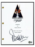 Malcolm McDowell Signed Autographed A Clockwork Orange Movie Script Beckett COA