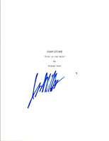 Jacob Pitts Signed Autographed JUSTIFIED  Pilot Episode Script COA VD