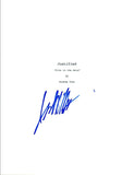 Jacob Pitts Signed Autographed JUSTIFIED  Pilot Episode Script COA VD