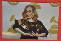 ADELE ADKINS SIGNED AUTOGRAPHED 12X18 PHOTO GRAMMY AWARD WINNER COA