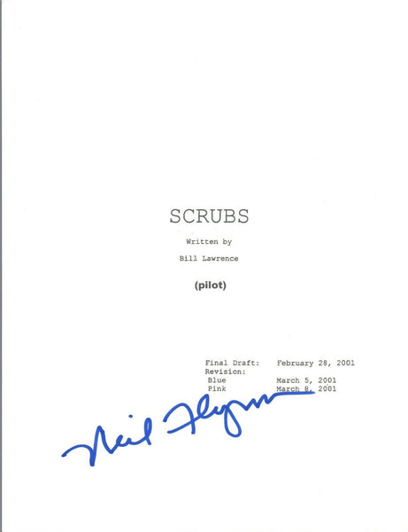 Neil Flynn Signed Autographed SCRUBS Pilot Episode Script COA