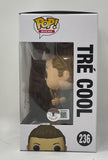 Tre Cool Green Day Signed Autographed Funko Pop Figure #236 Beckett COA