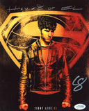 Cameron Cuffe Signed Autograph 8x10 Photo Krypton Seg-El Superman ACOA COA