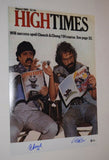 Cheech Marin Tommy Chong Signed Autograph 12x18 Poster Photo HIGH TIMES BAS COA