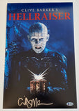 Clive Barker Signed Autographed Hellraiser 11x17 Movie Poster Photo Beckett COA