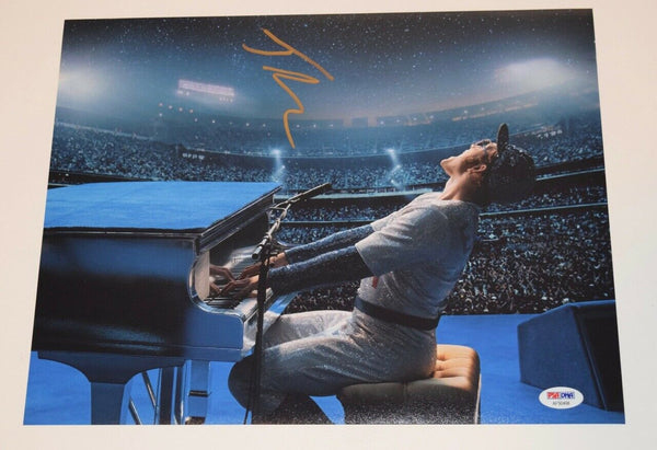 Taron Egerton Signed Autographed 11x14 Photo ROCKETMAN Elton John PSA/DNA COA