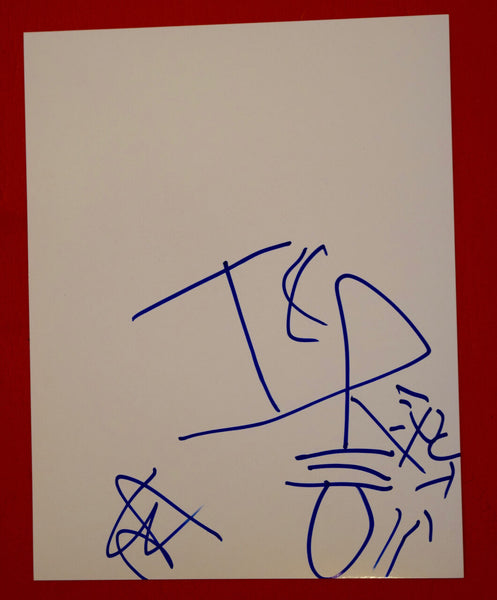 Eric Wilson Bassist of Sublime Hand Drawn Signed Autographed Sketch Drawing C