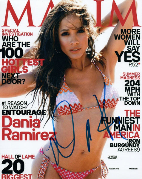 Dania Ramirez Signed Autographed 8x10 Photo Devious Maids Maxim Model Hot COA VD