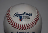 Hillary Rodham Clinton Signed Autographed MLB Baseball Beckett BAS COA