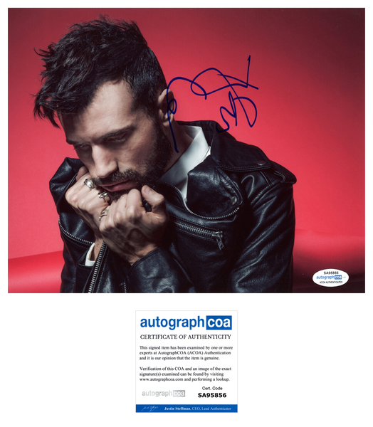 Tyler Glenn Signed Autographed 8x10 Photo Neon Trees Singer ACOA COA AB