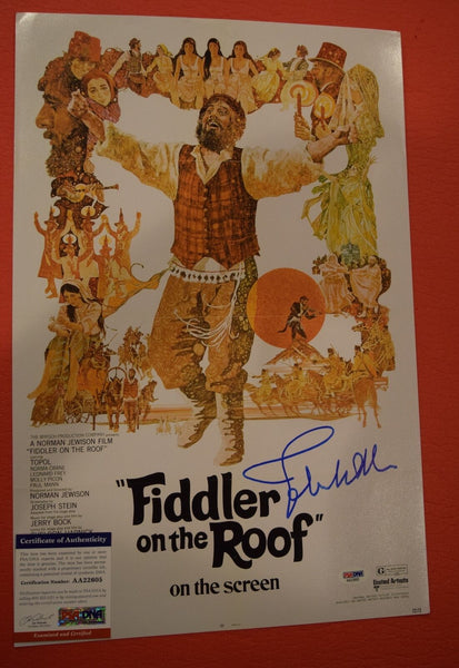 John Williams Signed Autographed Fiddler on the Roof 12x18 Poster PSA/DNA COA