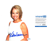 Katie Couric Signed Autograph 8x10 Photo NBC Today Show Host 60 Minutes ACOA COA